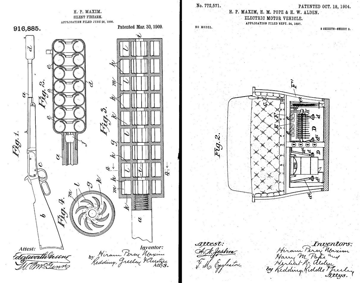 Hiram Percy Maxim Patents